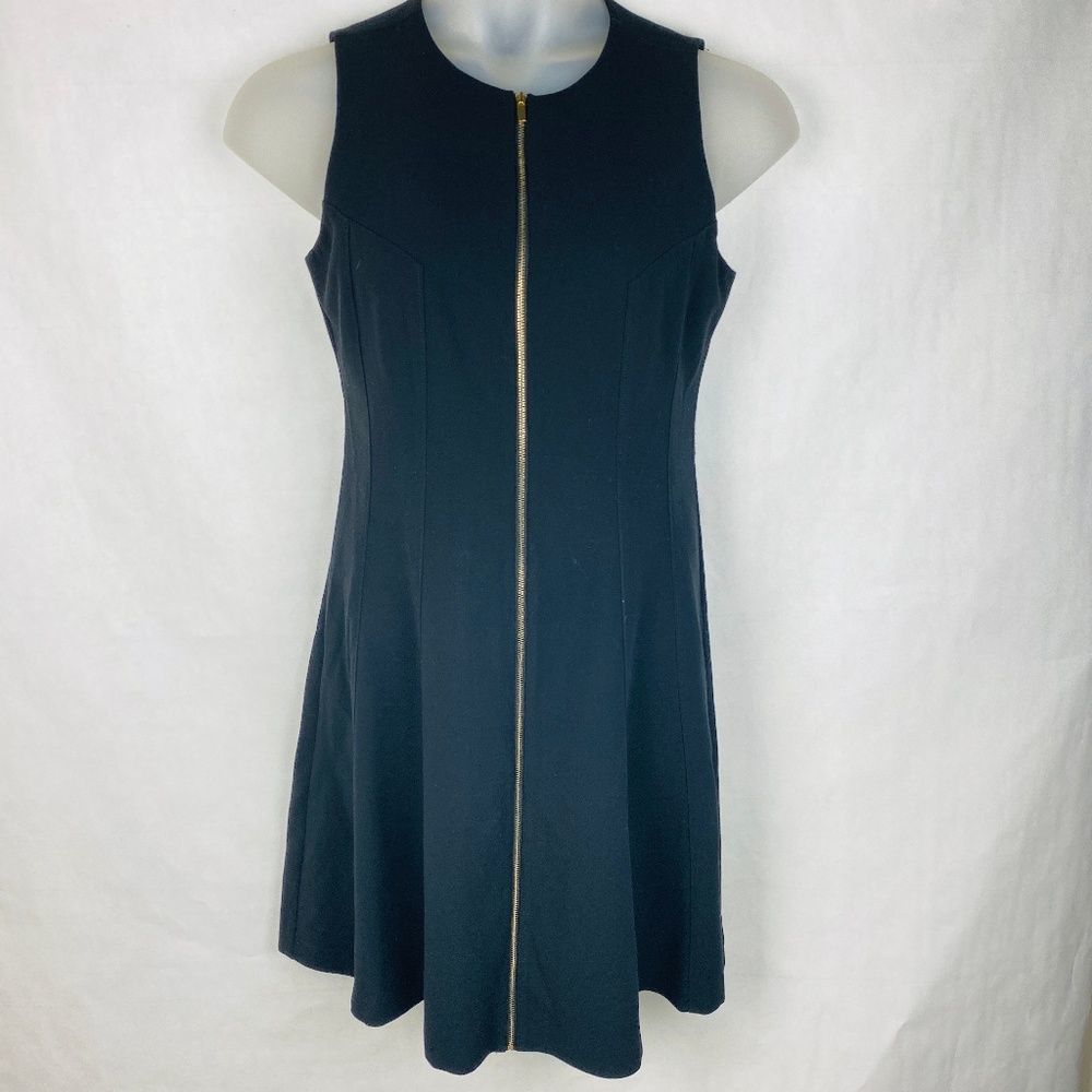 Ann Taylor Full Zip Black Princess Dress